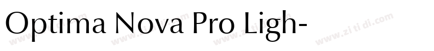 Optima Nova Pro Ligh字体转换